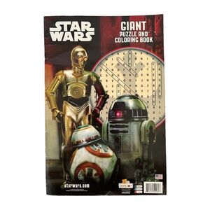 Star Wars (2015) Giant Puzzle and Coloring Book - (Measures 11” x 16”)
